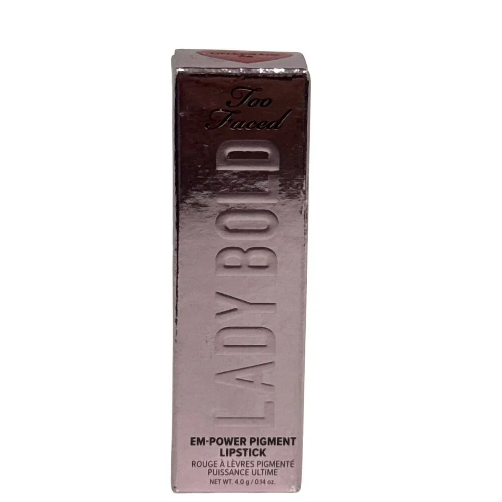 Too Faced Make Up Lipstick Unafraid Bold Cream Lightweight NEW Box
